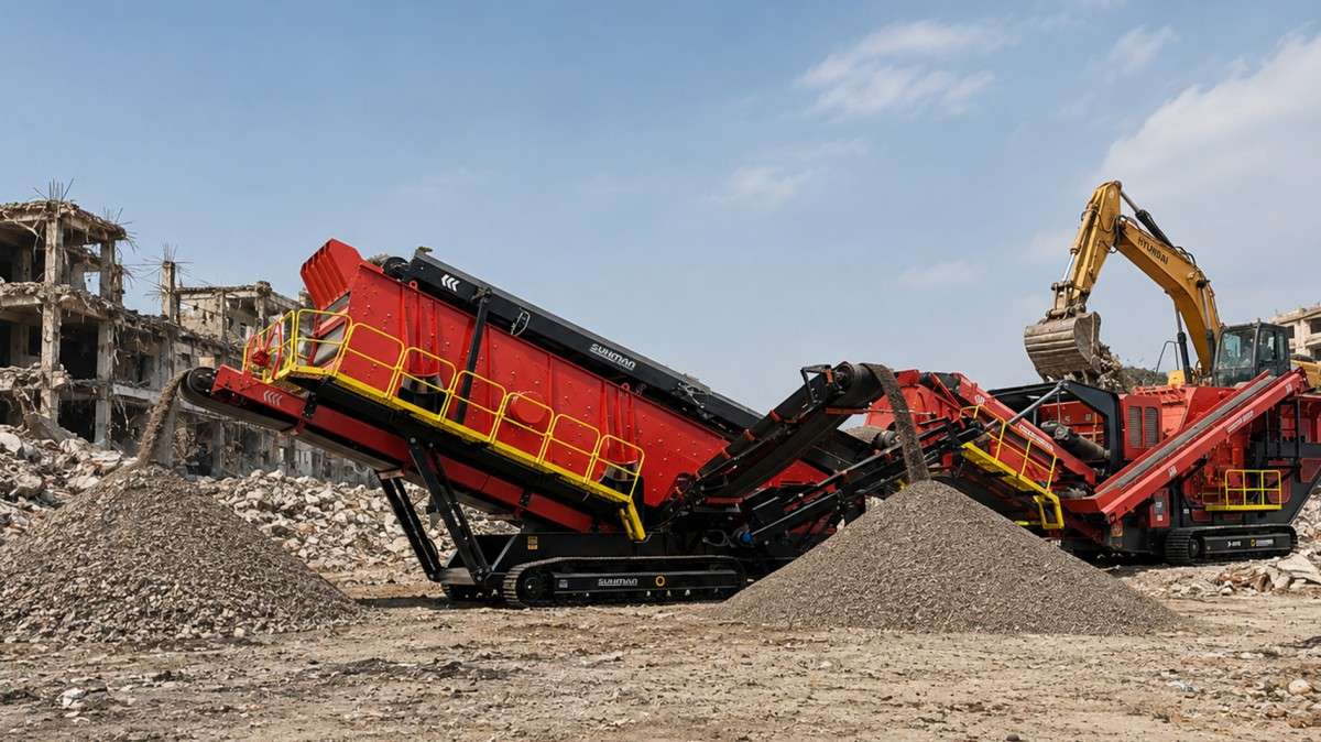 process (4) — diesel mobile jaw crusher